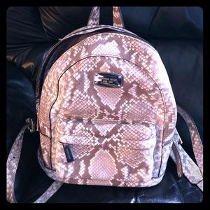 Michael kors snakeskin backpack